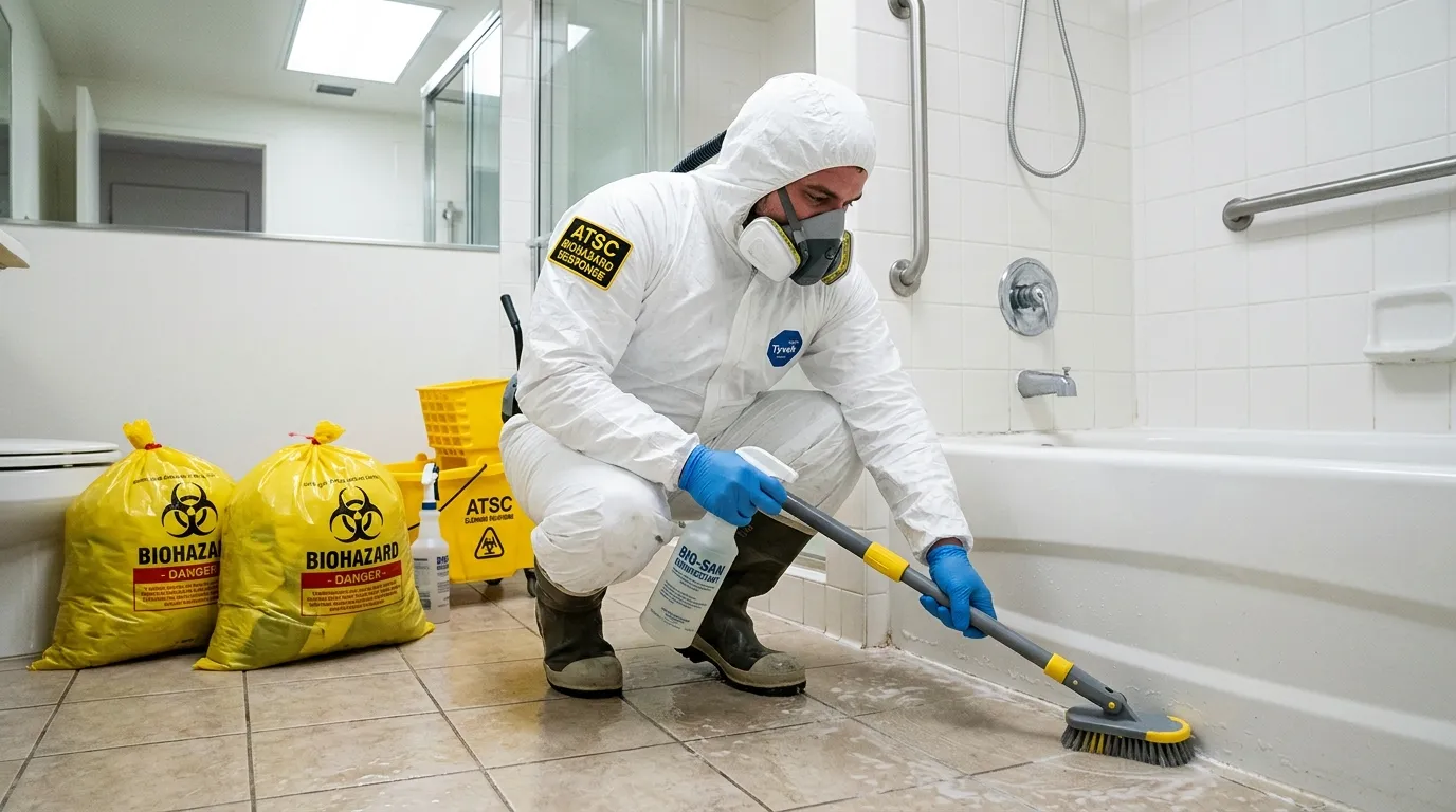 Decontamination equipment deployed for Blood Cleanup in Putnam